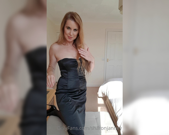 Sharon Janney aka sharonjanney OnlyFans - As requested from a lovely fan to bring this lovely black dress back If anyone want