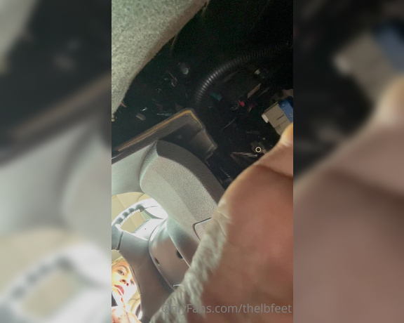 TheLBfeet aka thelbfeet OnlyFans - Car teasing