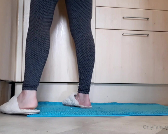 GreatBritishFeet aka solecatcher OnlyFans - I love watching her do housework in tight leggings and fluffy slippers, out of all the