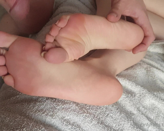 GreatBritishFeet aka solecatcher OnlyFans - Wifes sweaty soles sniffed and shot with hot cum