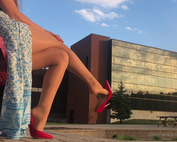 Nylontastica aka nylontastica OnlyFans - Sunset in my Wolfords What a lovely sunset it was