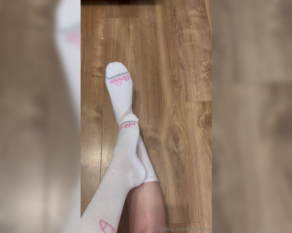 Vicki Kicks aka vickikicks OnlyFans - I was in the store, saw these white socks and thought they would look cool against