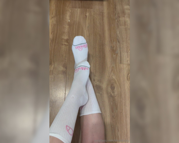 Vicki Kicks aka vickikicks OnlyFans - I was in the store, saw these white socks and thought they would look cool against