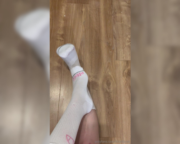 Vicki Kicks aka vickikicks OnlyFans - I was in the store, saw these white socks and thought they would look cool against