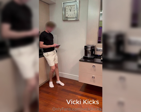 Vicki Kicks aka vickikicks OnlyFans - When the glass is too high for me I need a new stool, because this