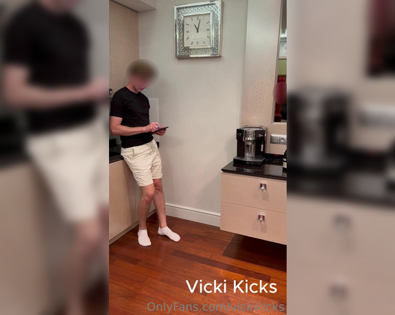 Vicki Kicks aka vickikicks OnlyFans - When the glass is too high for me I need a new stool, because this