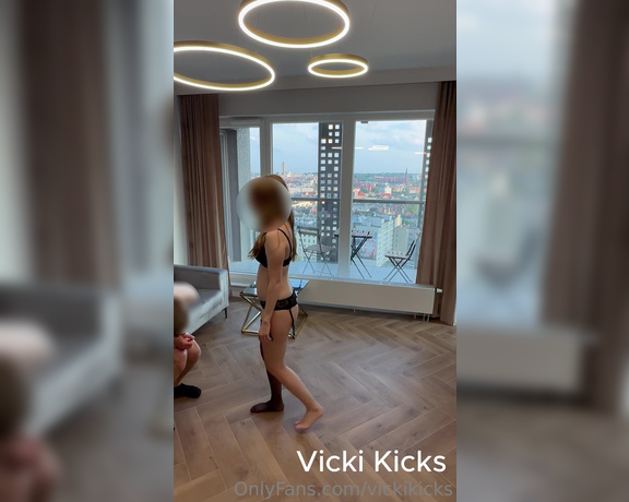 Vicki Kicks aka vickikicks OnlyFans - Fixed, longer version Striptease, there is only one rule For each kick you can