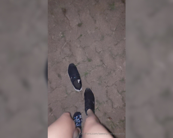 SweetPrincessCandy aka sweetprincesscandy OnlyFans - Late night walks are my favorite! And I felt like finishing this one without socks