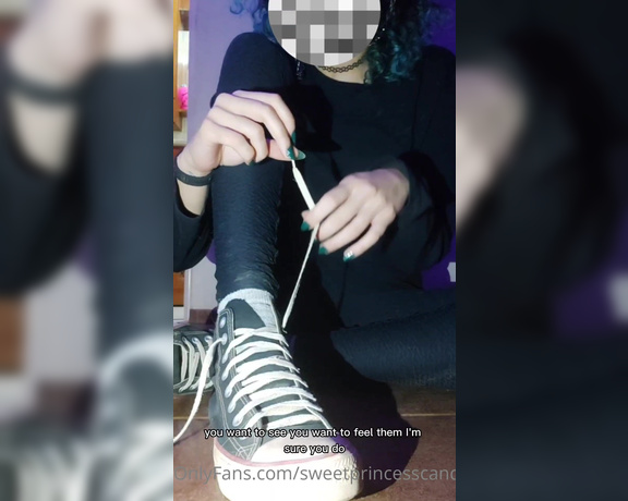 SweetPrincessCandy aka sweetprincesscandy OnlyFans - Shoessocks removal and sniffing for my dear foot boys & girls