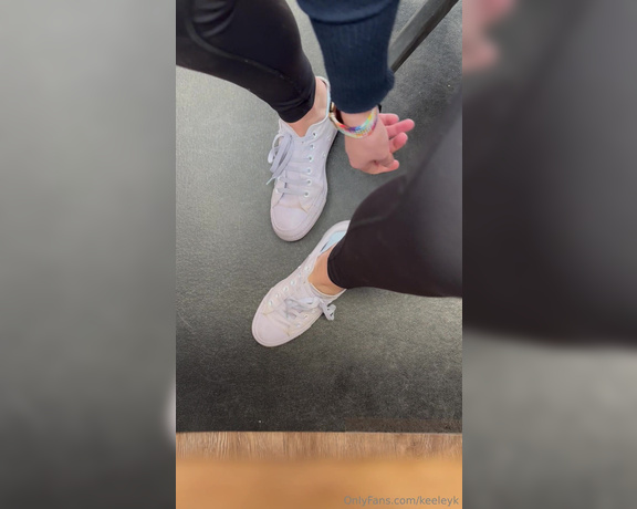 Keeley Kennedy aka keeleyk OnlyFans - Omg these socks and these shoes are getting SO sweaty Like and comment if you