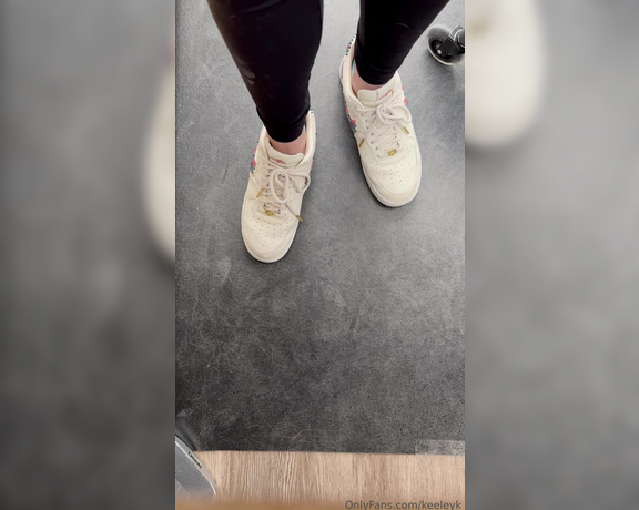Keeley Kennedy aka keeleyk OnlyFans - These shoes and socks are so sweaty and smelly at work today omg!