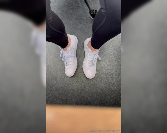 Keeley Kennedy aka keeleyk OnlyFans - Omg these socks and these shoes are getting SO sweaty Like and comment if you