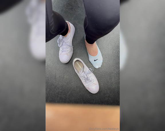 Keeley Kennedy aka keeleyk OnlyFans - Omg these socks and these shoes are getting SO sweaty Like and comment if you