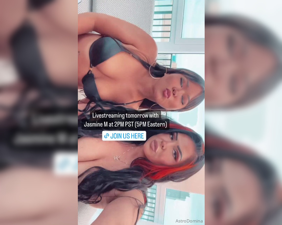 Astrodomina aka astrodomina OnlyFans - I’m Livestreaming tomorrow with Jasmine Mendez at 2PM PST 5PM Eastern time) — get ready for