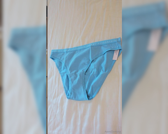 Astrodomina aka astrodomina OnlyFans - Panty haul video!!! Want to have and sniff my worn panties and even wear them every