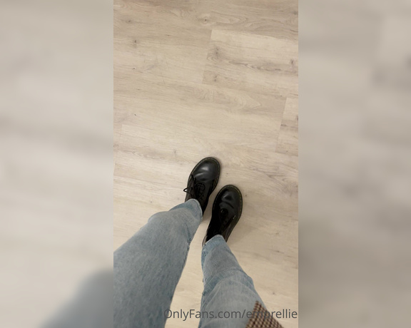 Empress Ellie aka emprellie OnlyFans - Talking my sweaty Docs off after a long day at university Can you see how