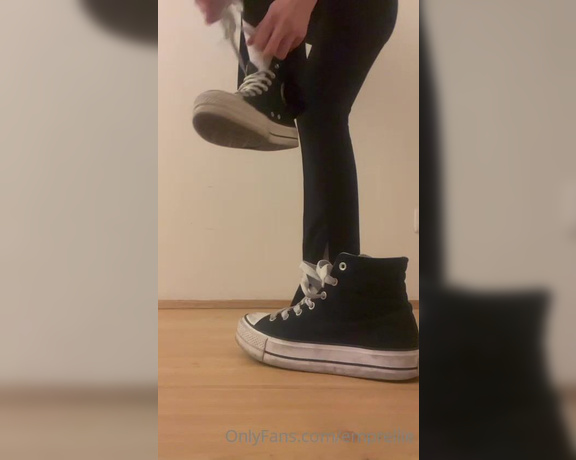 Empress Ellie aka emprellie OnlyFans - Goddess Lina coming home from a night partying in her sub funded chucks & ready to dominate