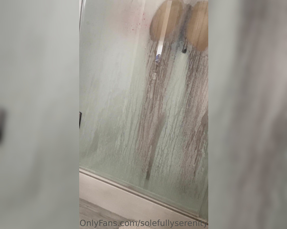 Solefully Serenity aka solefullyserenity OnlyFans - A nice hot shower, wanna join me New tease video posted