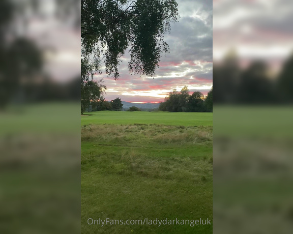 Lady Dark Angel aka Ladydarkangeluk Onlyfans - Gorgeous sky’s on the walk this evening