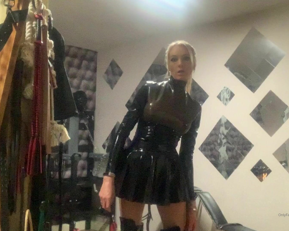 Lady Dark Angel aka Ladydarkangeluk Onlyfans - Strict latex mood Hair