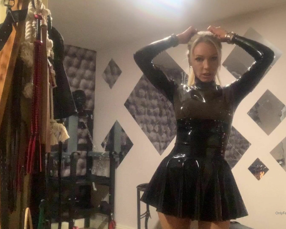 Lady Dark Angel aka Ladydarkangeluk Onlyfans - Strict latex mood Hair