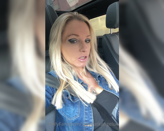 Lady Dark Angel aka Ladydarkangeluk Onlyfans - Off for some public humiliation