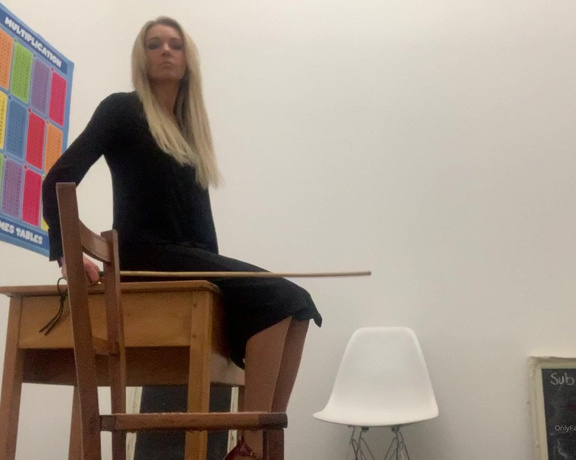 Lady Dark Angel aka Ladydarkangeluk Onlyfans - Naughty boys get punished in my classroom ! Who’s been a naughty boy