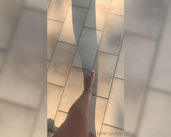 Simply Milena aka simplymilena OnlyFans - Hope you don’t mind some close ups of my delicious feet!!