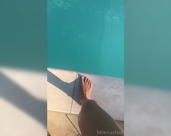 Simply Milena aka simplymilena OnlyFans - Hope you don’t mind some close ups of my delicious feet!!