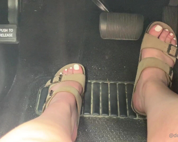 DMostest aka doingthemostest OnlyFans - Driving in Birkenstocks