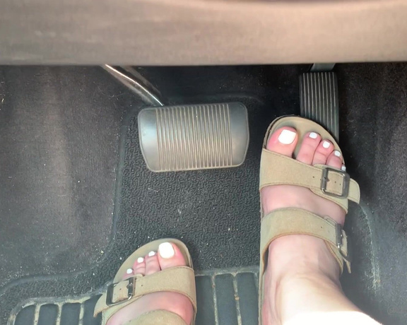 DMostest aka doingthemostest OnlyFans - Driving in Birkenstocks