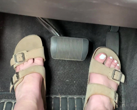 DMostest aka doingthemostest OnlyFans - Driving in Birkenstocks