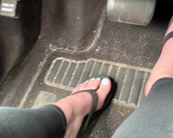 DMostest aka doingthemostest OnlyFans - Pedal pumping in flip flops