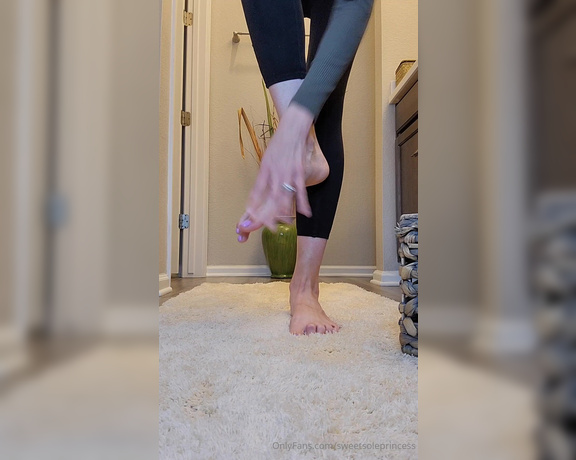 Megan Fletcher aka sweetsoleprincess OnlyFans - Having such big feet means Im also exceptionally clumsy with them sometimes Would you kiss