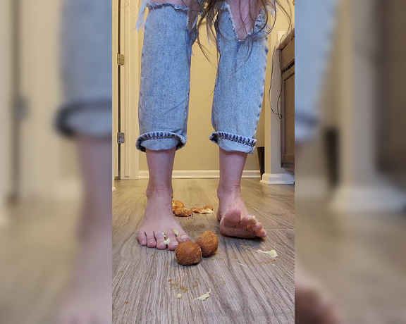 Megan Fletcher aka sweetsoleprincess OnlyFans - Oops I made a mess with my giant feet But do you wish I was