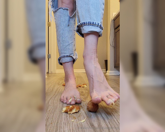 Megan Fletcher aka sweetsoleprincess OnlyFans - Oops I made a mess with my giant feet But do you wish I was