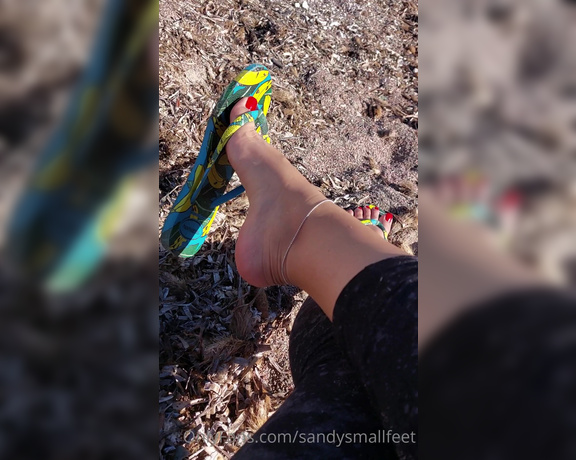 Mica Sandy aka sandysmallfeet OnlyFans - Beach dangling time is the best time