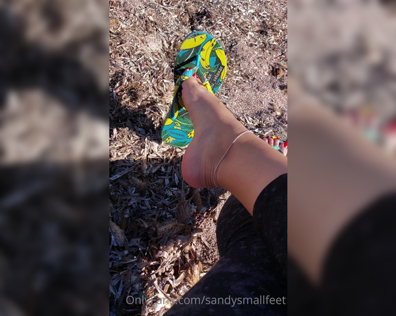 Mica Sandy aka sandysmallfeet OnlyFans - Beach dangling time is the best time