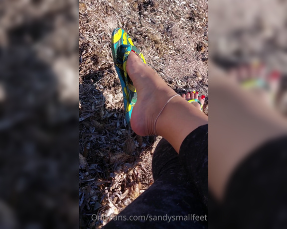 Mica Sandy aka sandysmallfeet OnlyFans - Beach dangling time is the best time