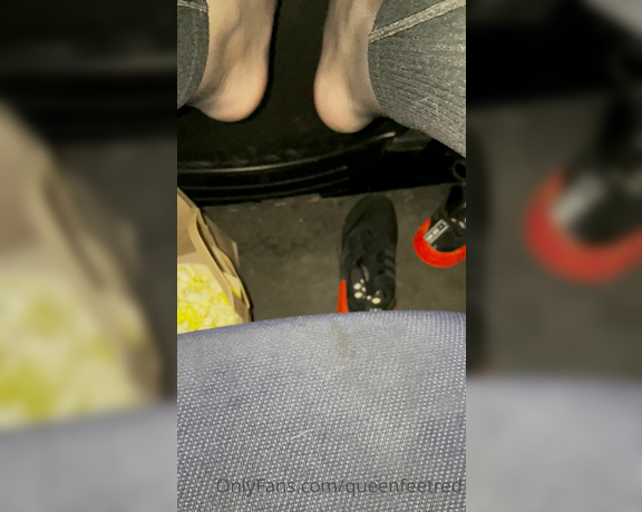 Queenfeetred aka queenfeetred OnlyFans - Cinema nylon session