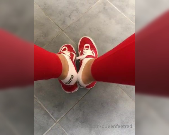 Queenfeetred aka queenfeetred OnlyFans - Puma socks