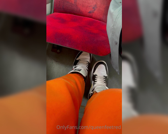 Queenfeetred aka queenfeetred OnlyFans - This was long day