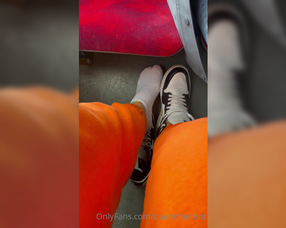 Queenfeetred aka queenfeetred OnlyFans - This was long day