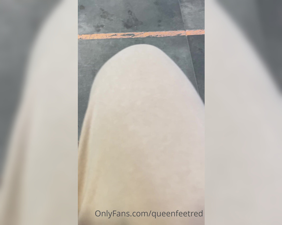 Queenfeetred aka queenfeetred OnlyFans - When i wait at the post office to send tights and socks for you…