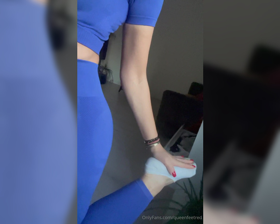 Queenfeetred aka queenfeetred OnlyFans - Blue Monday
