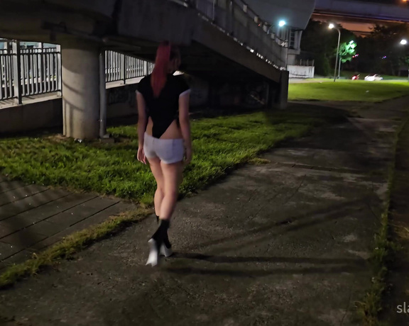 Slave247story - Slave247story - Young Ponygirl Practicing Walking Outdoors (Сlips4sale)