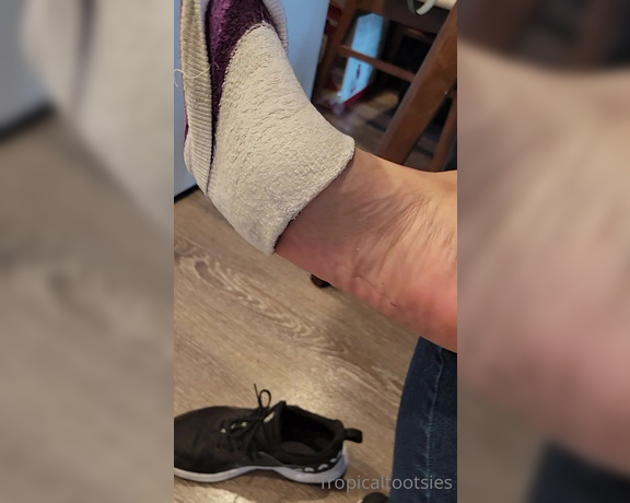 Tropical Tootsies aka tropicaltootsies OnlyFans - Fuck these sliding ass socks lol