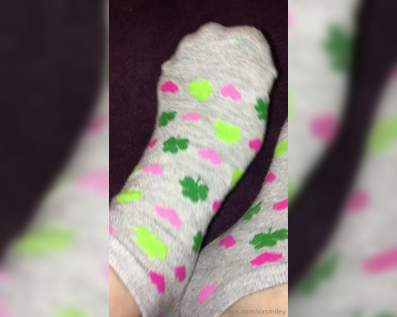 XXSmiley aka xxsmiley OnlyFans - Saint Patricks Day socks