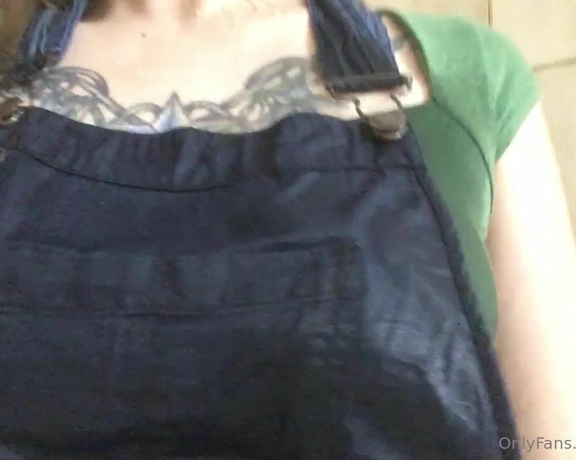 XXSmiley aka xxsmiley OnlyFans - Jean overalls in the shower