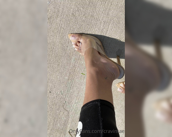 CravinTae aka cravintae OnlyFans - I’m BACK Outside!!! Tip Toe n my French Tip